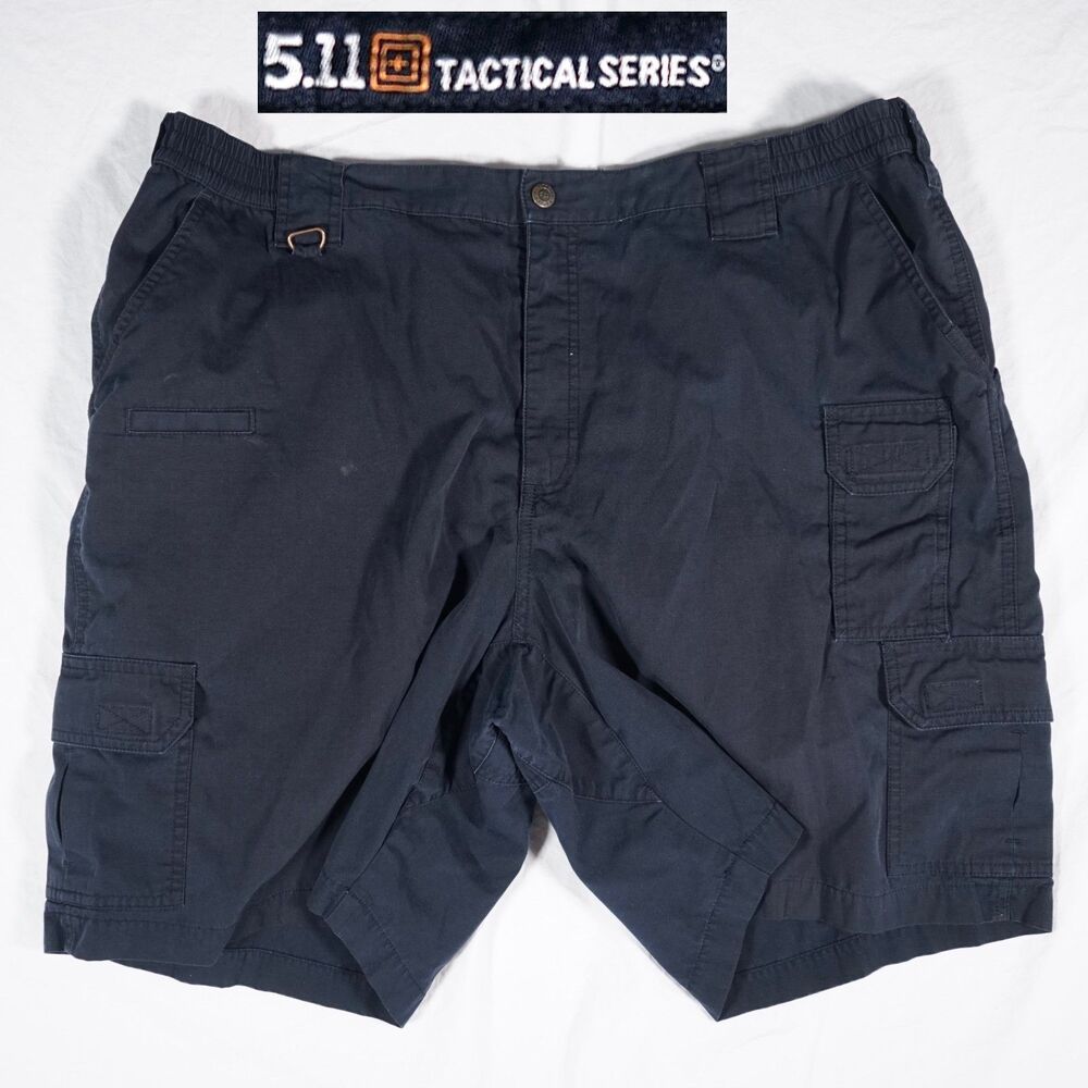 5.11 Tactical Cargo Shorts Navy Blue Black 44